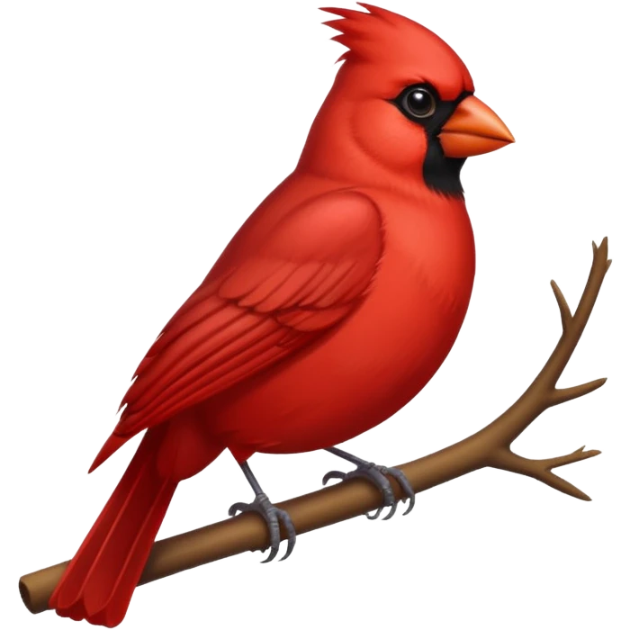 red cardinal  emoji