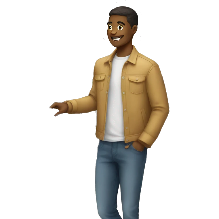 male buying clothes emoji