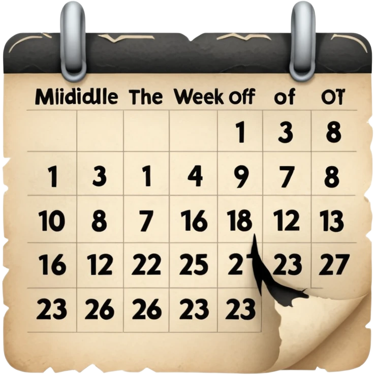 middleof the week emoji
