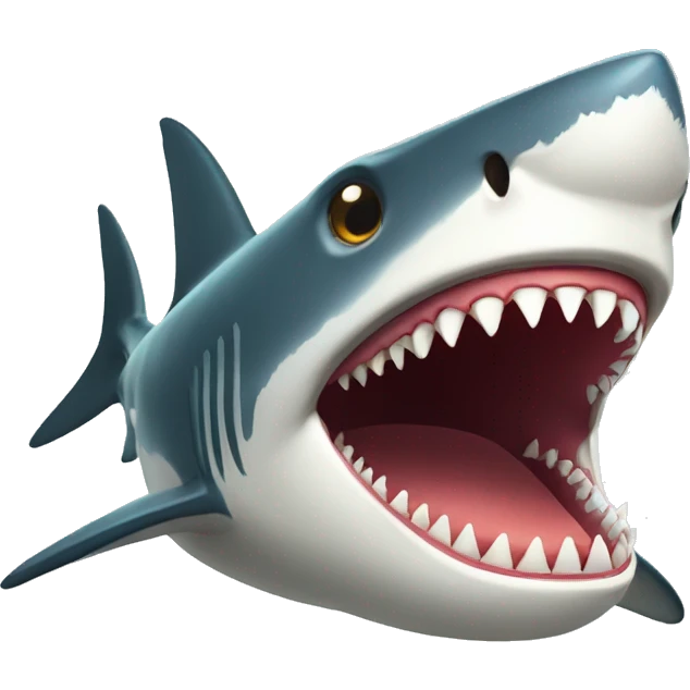 sharp teeth of shark emoji