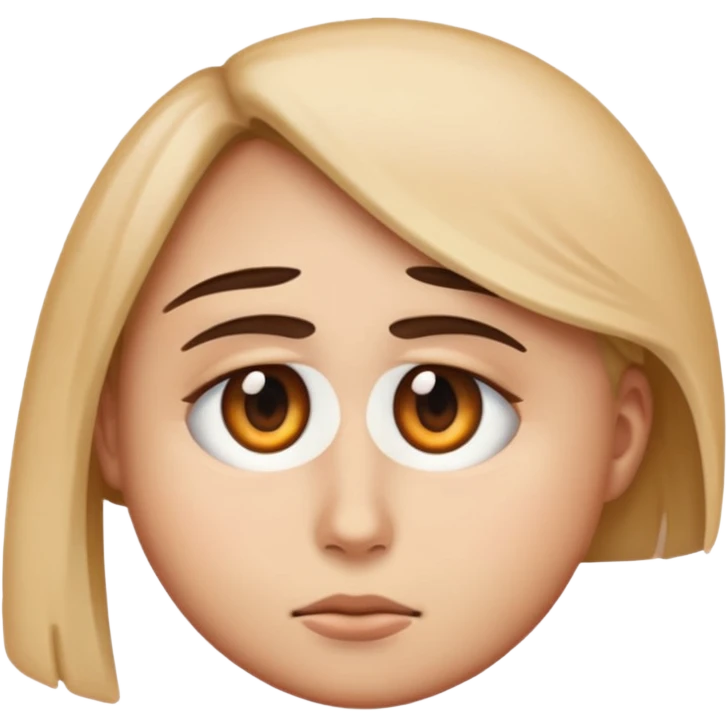 Side profile emoji, eye looking over in a judgy way like you hear someone say something stupid  emoji