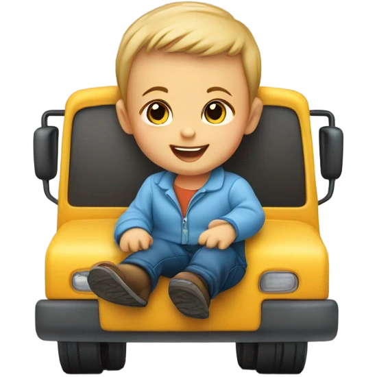 Baby im truck emoji