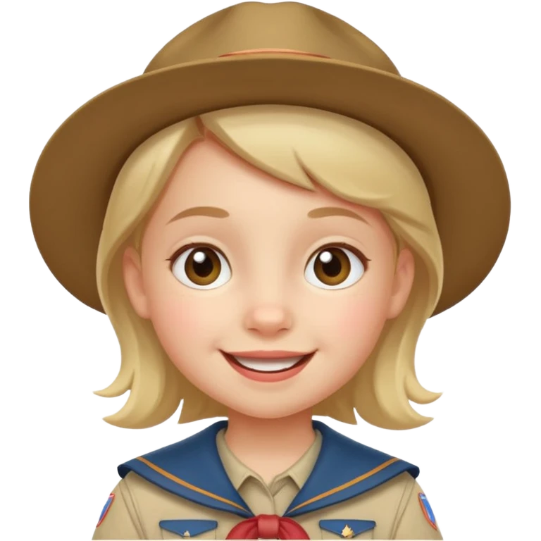 very small scout girl emoji