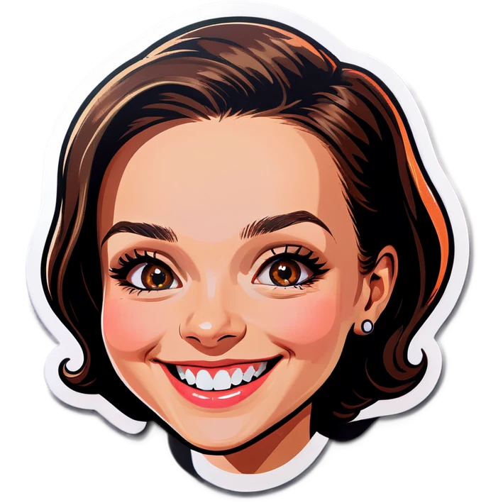 smiling portrait on black emoji