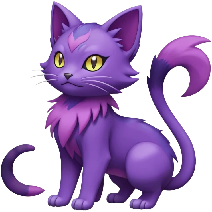 Purrloin-Delcatty-Pokémon-Fakémon-hybrid-creature (full body) emoji