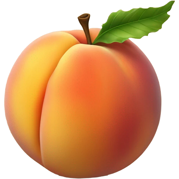 Peach emoji