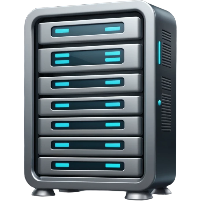 dark data server rack 3d emoji