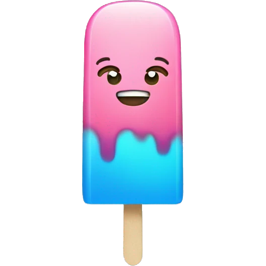 Blue popsicle  emoji