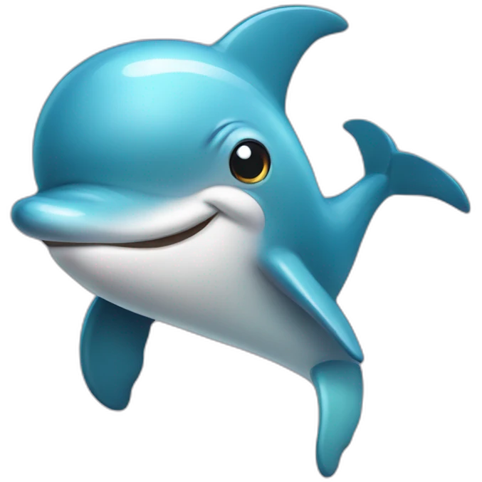 colorful stinky dolphin emoji