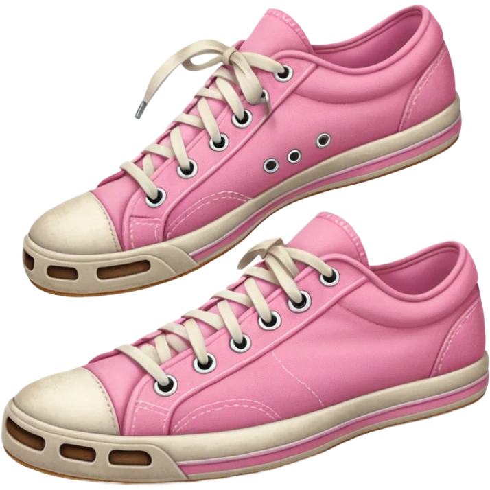 pink tennis shoe old school emoji