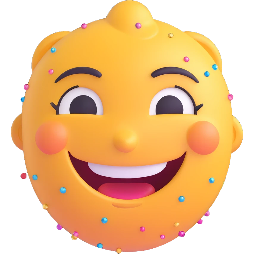 smiling face with sparkles emoji, conveying warm welcome emoji