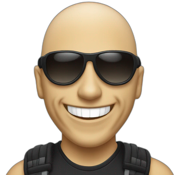 Joe Satriani sonriendo emoji