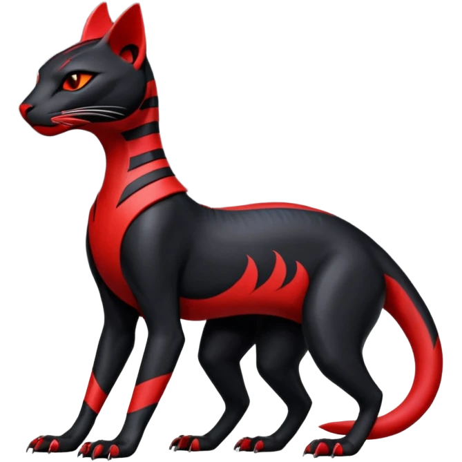 Salandit-Bastet-Fakémon-hybrid-creature (full body)  emoji