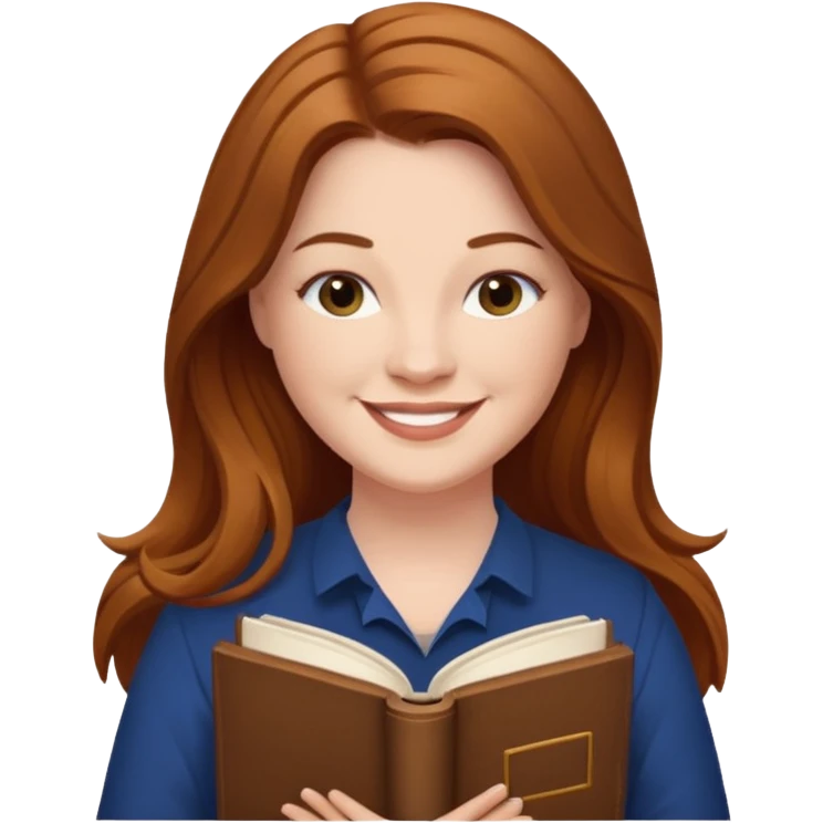 generate an ios genmoji of COLLEEN HOOVER "IT ENDS WITH US" emoji