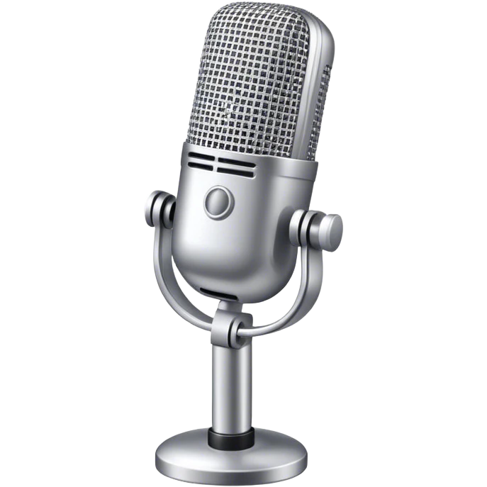 Microphone emoji