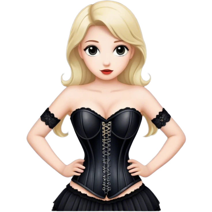 Black corset emoji
