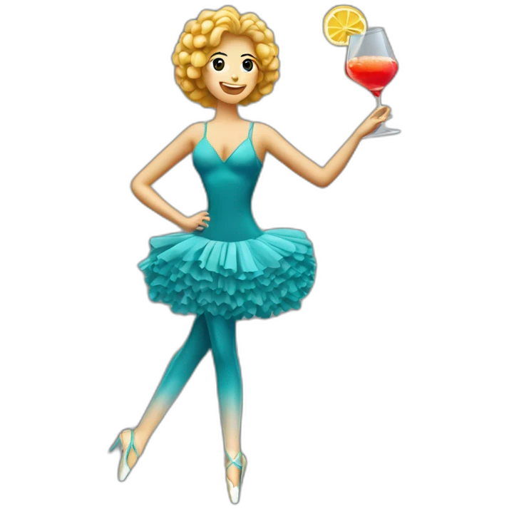 Danseuse cocktail farine emoji