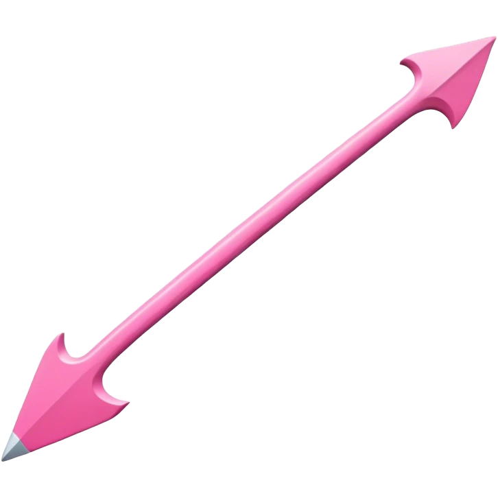 FLECHAS QUE MARCAN UN CAMINO COLOR ROSA emoji