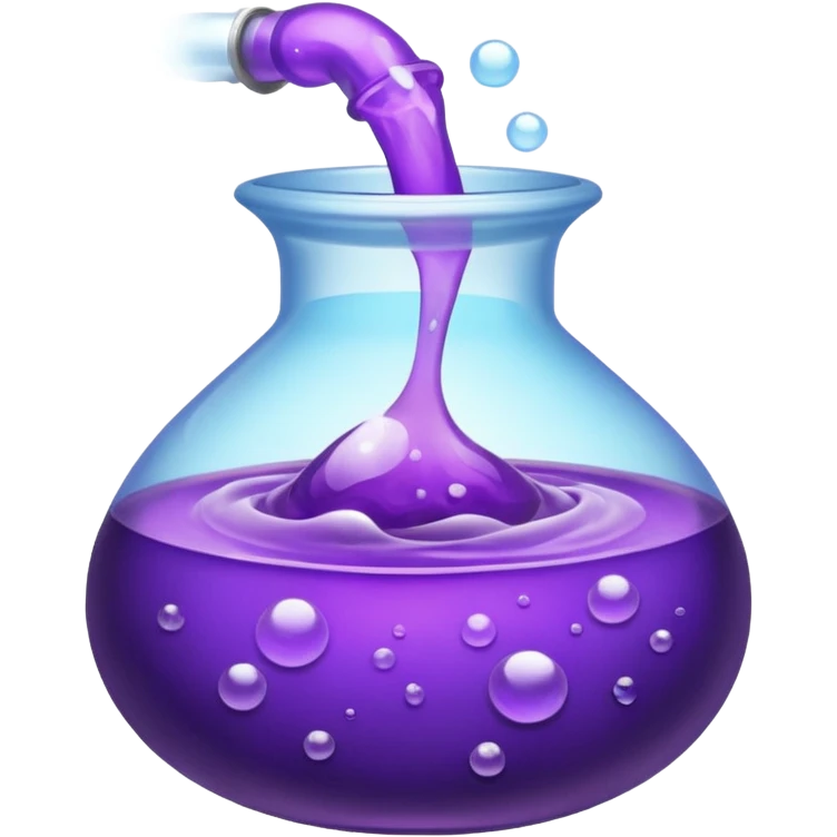 purple potion and effect emoji