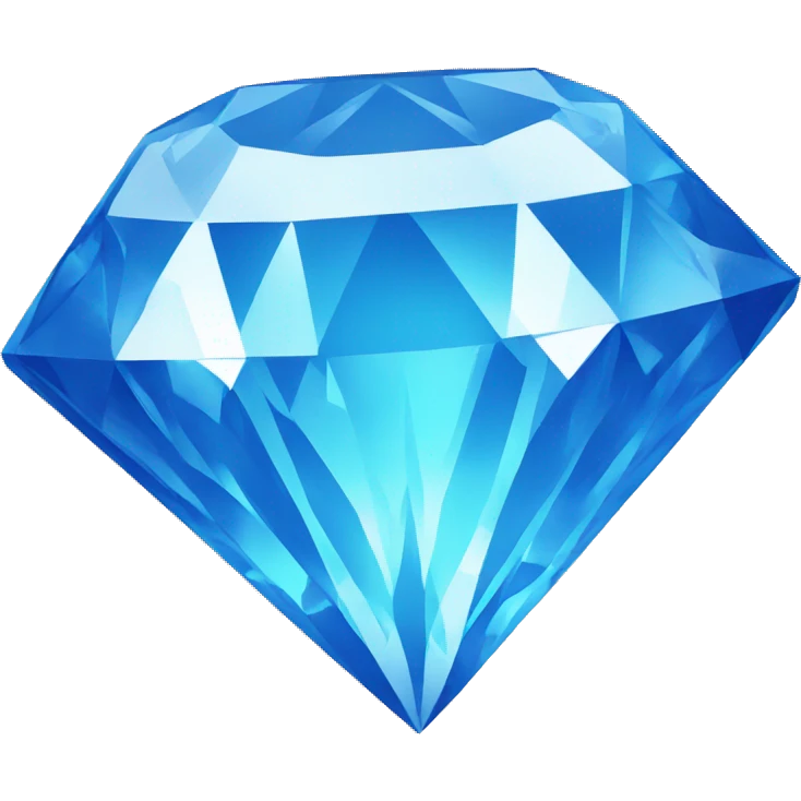 Large Diamond Blue Emoji emoji