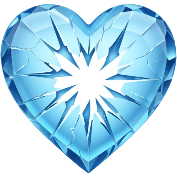 Frozen heart emoji