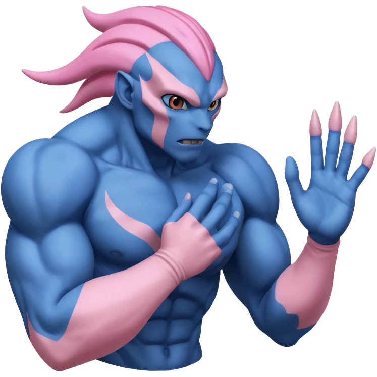 Pokemon legendary azul and pink palkia emoji