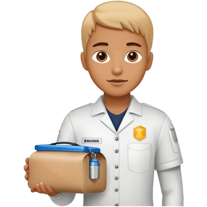 Курьер какает в термосумку с заказом  emoji