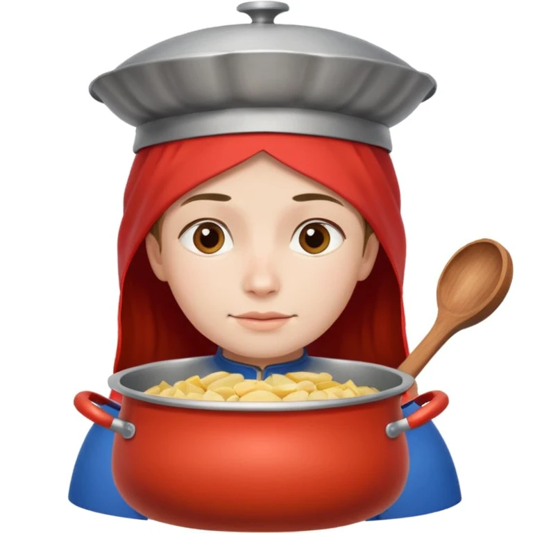 Русская кастрюля на голове у человека  emoji