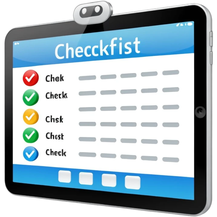 Планшетка с чеклистом emoji