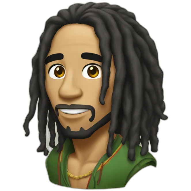 Bob marley emoji emoji