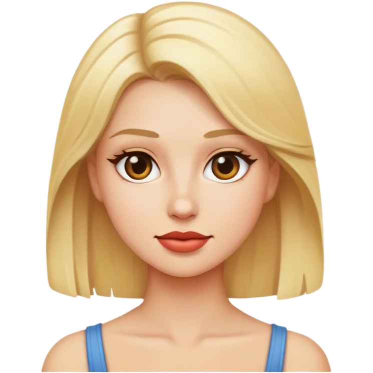 блондинка emoji