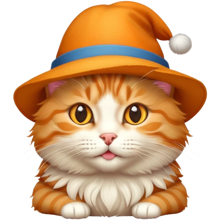 Cat with hat emoji