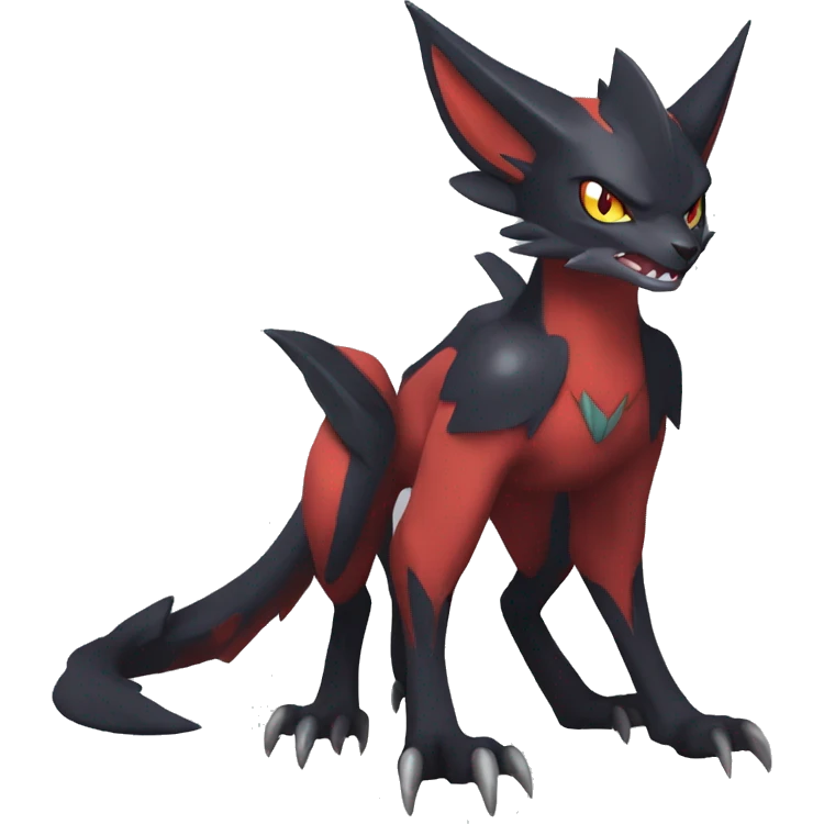 Noivern-Litten-Zoroark full body emoji