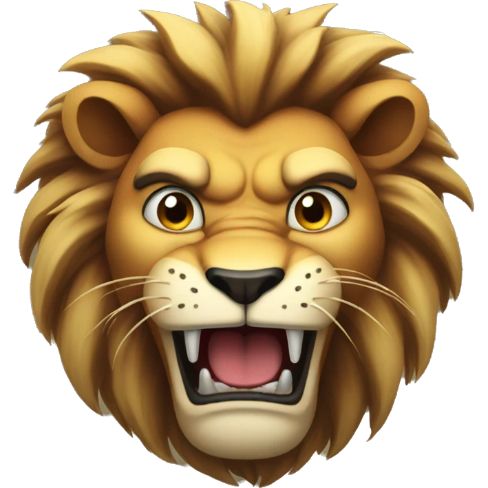 Lion angry  emoji