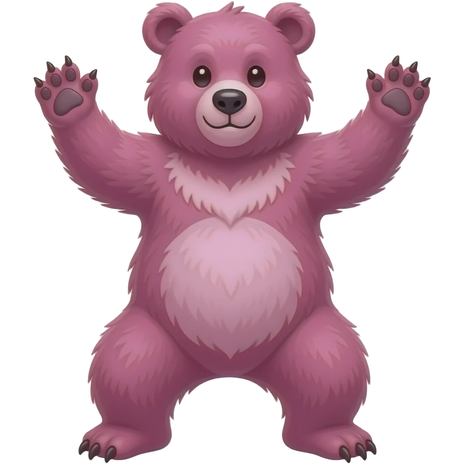 Dancing bear Grateful Dead pink use the typical dancing bear emoji