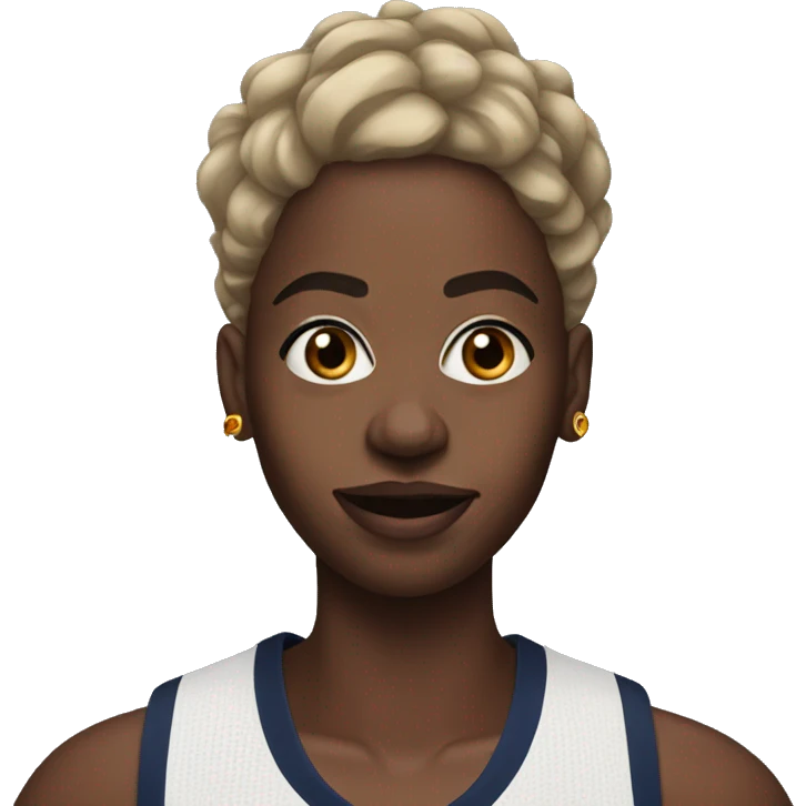 Frank Ntilikina as a woman emoji