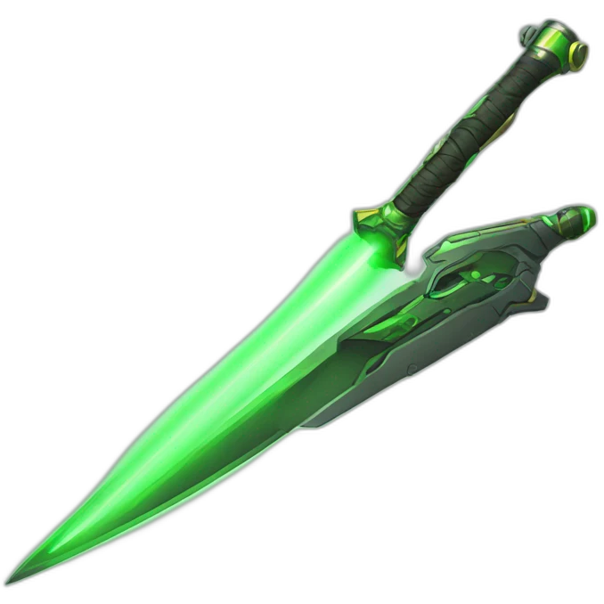 ESPADA LASER VERDE emoji