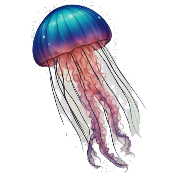 Jellyfish tattoo emoji