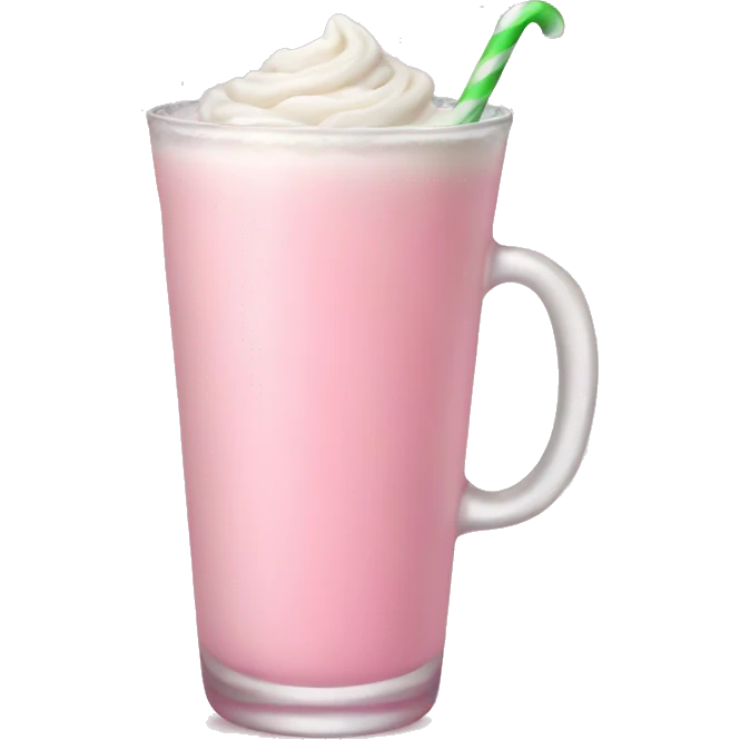 pastel pink christmas  drink emoji
