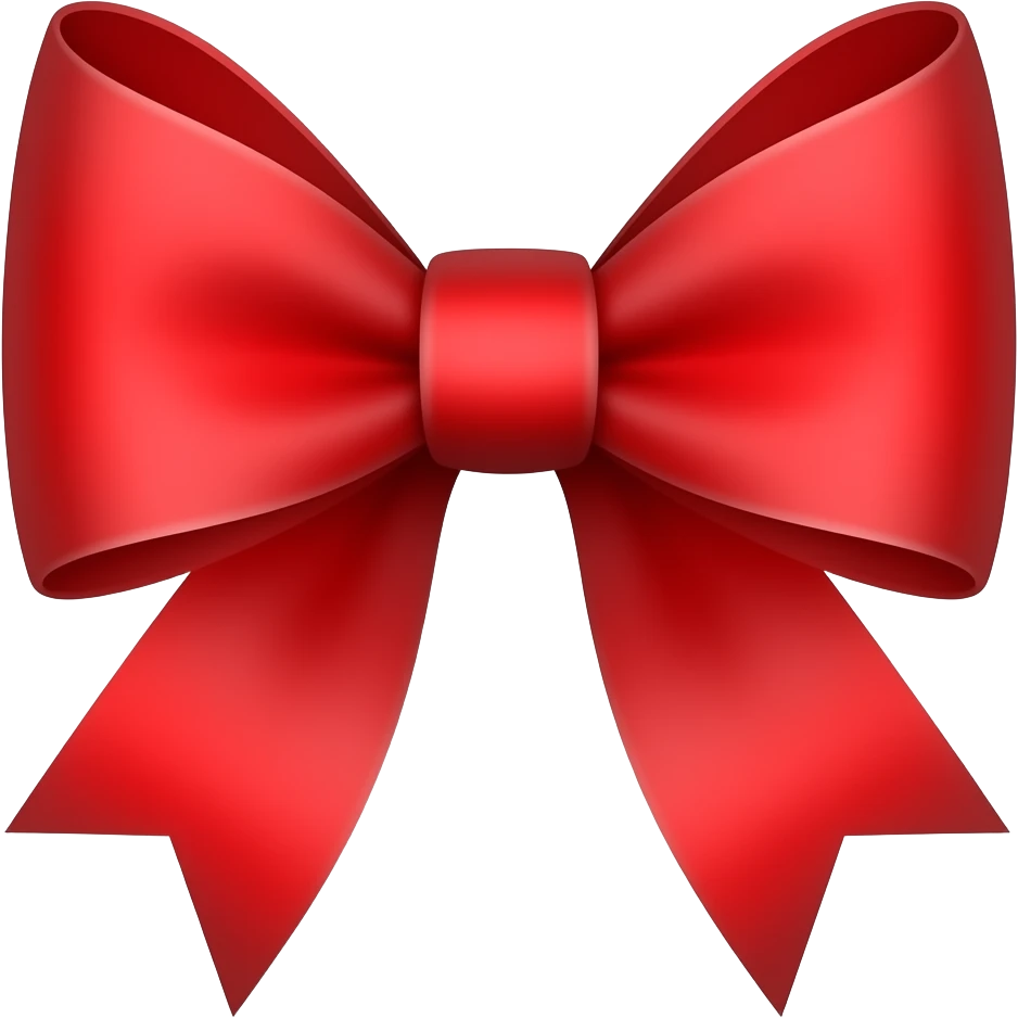 laço vermelho emoji