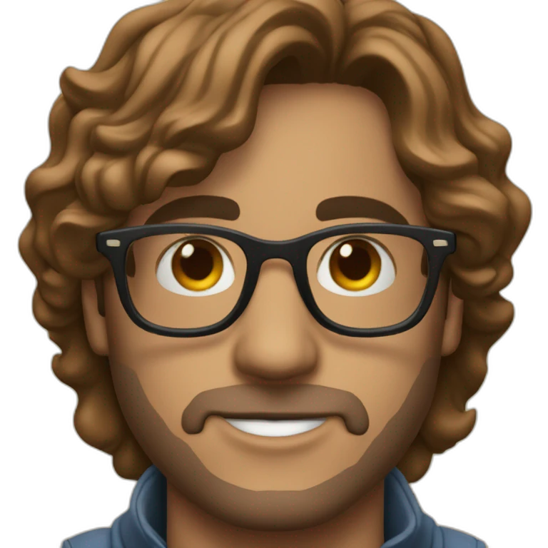 Anthony Martinez con gafas emoji