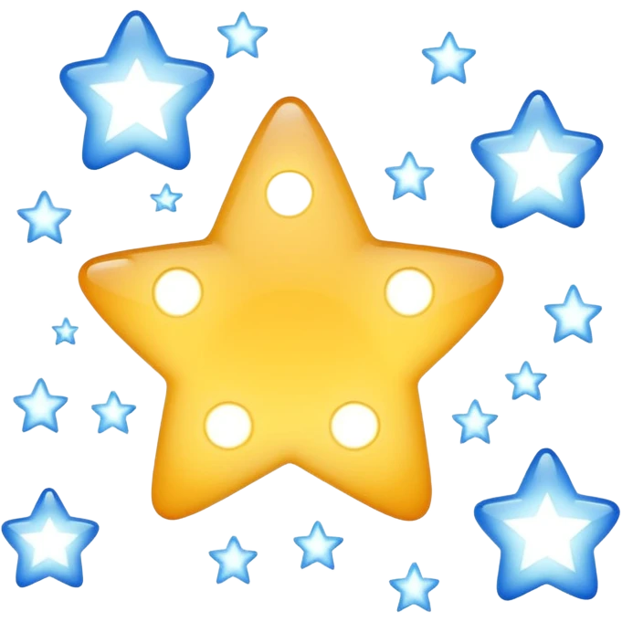белые звездочки emoji