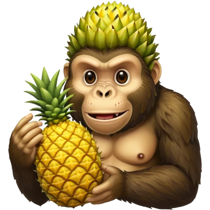 Ape pineapple  emoji