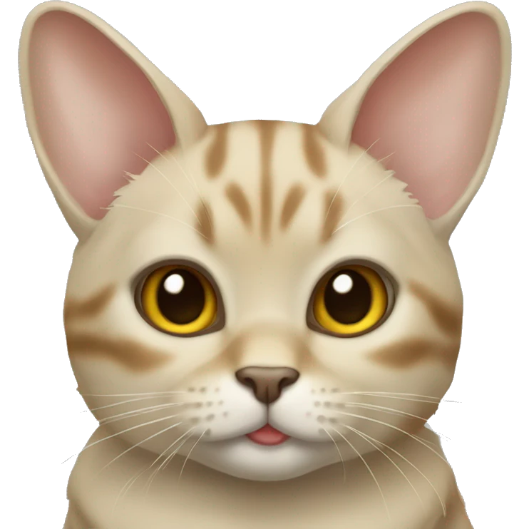 A cat breed golden chinchilla  emoji