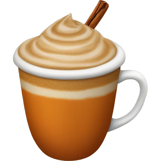 Pumpkin spice latte  emoji