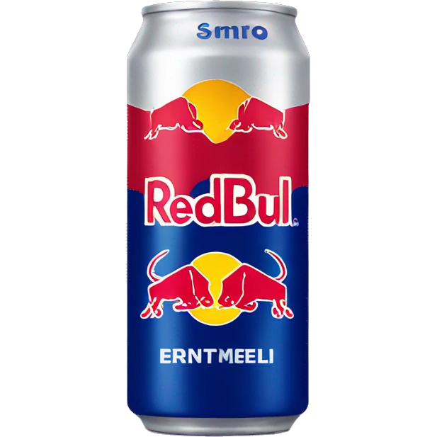 Sad redbull energy drink emoji