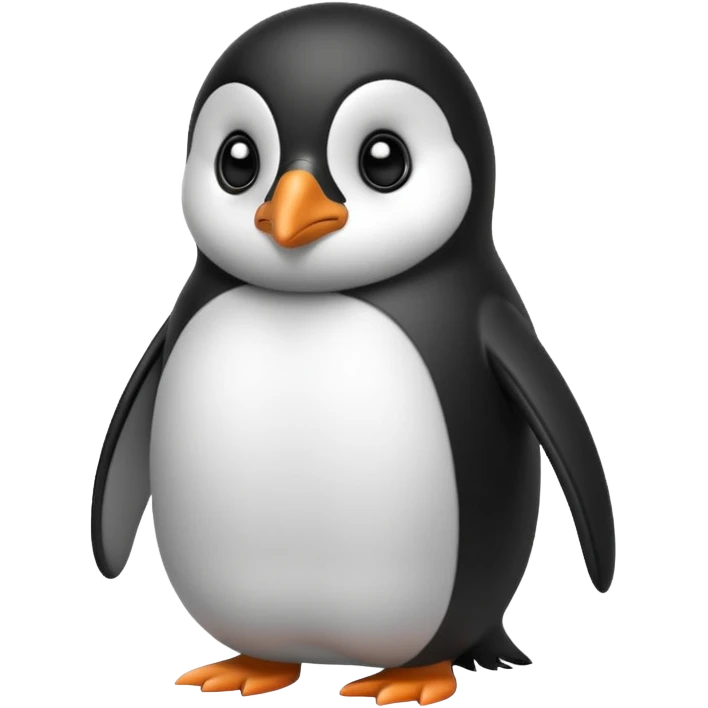 A sad peguin emoji
