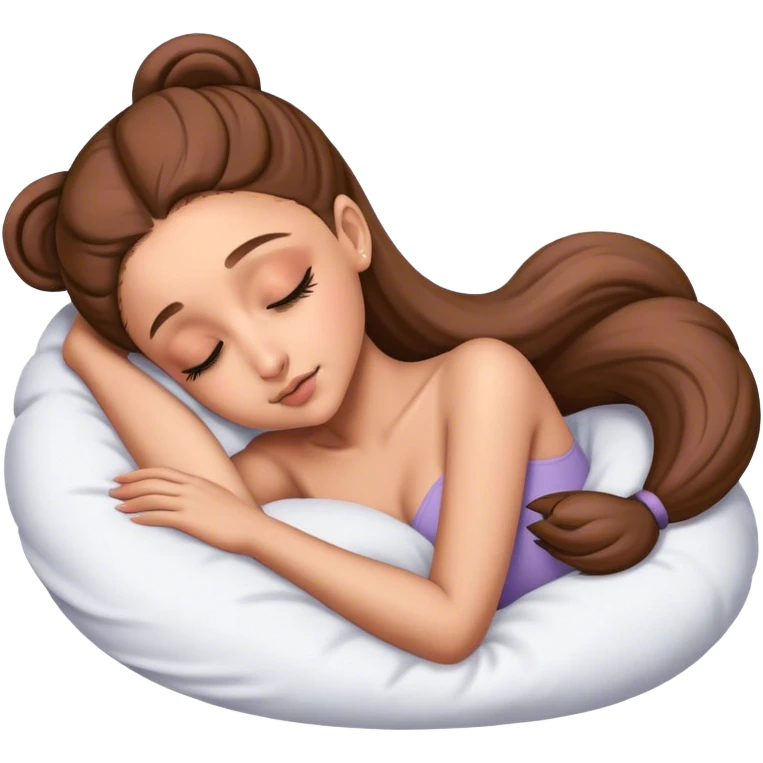 Ariana Grande sleeping emoji