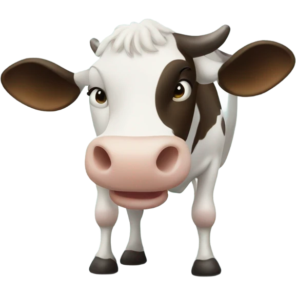 upside down cow emoji