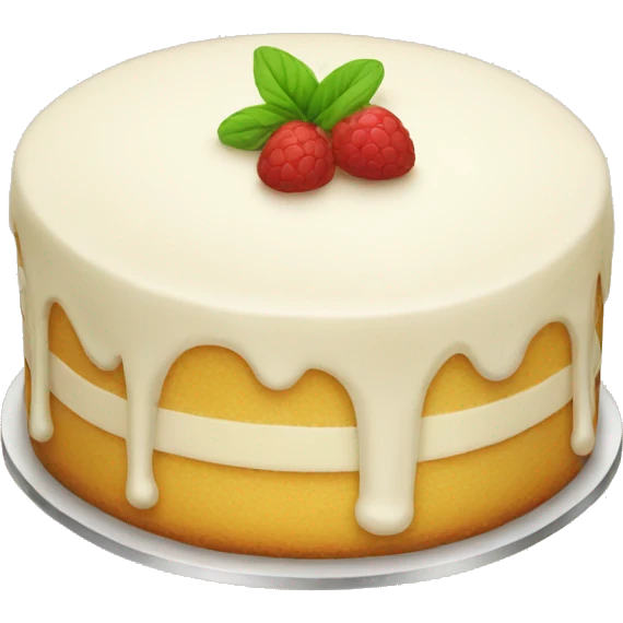 Vanilla cake emoji